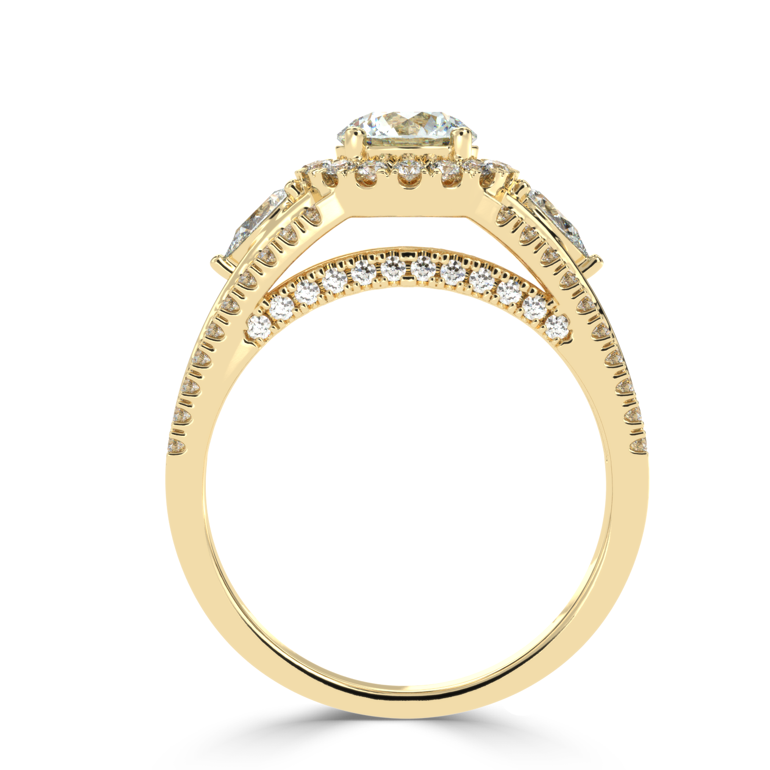 Buy 1.75Ct  Natural Diamond Ring in Gold | SolitaireKart